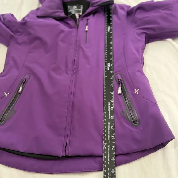 Völkl Women’s Ski Snowboard Winter Sport Jacket Purple Sensortex 10K Size 10